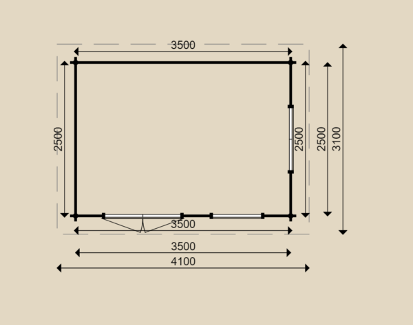 Log cabin 28773