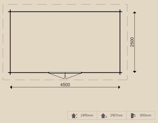 Log cabin 25105