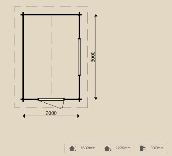 Log cabin 25123