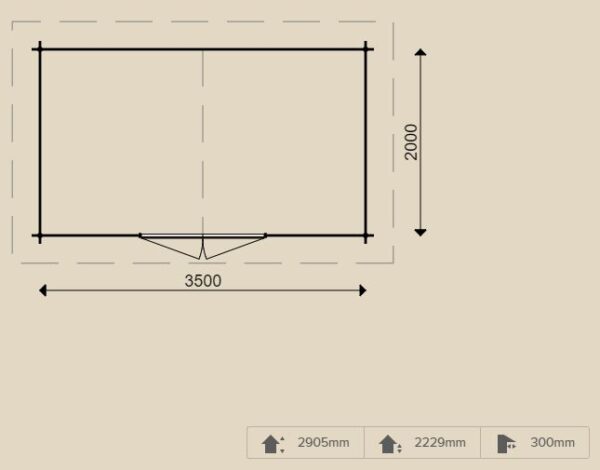 Log cabin 25160