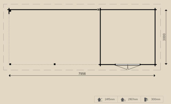 Log cabin 25185