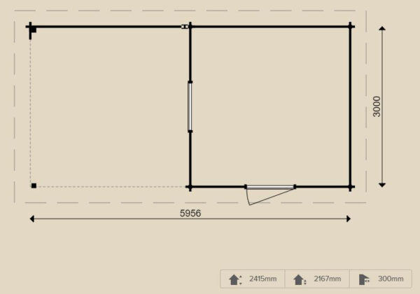 Log cabin 26096