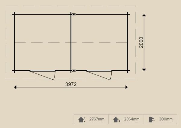 Log cabin 28008