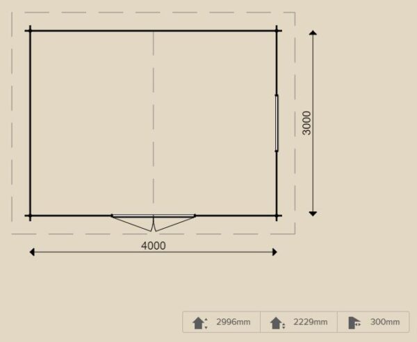 Log cabin 28020