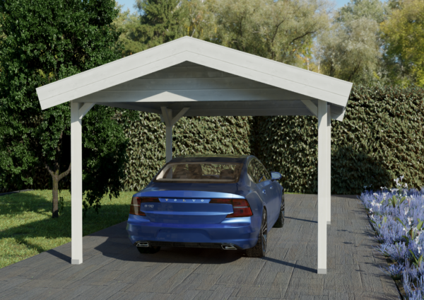 Lugarde wooden Apex roof carport